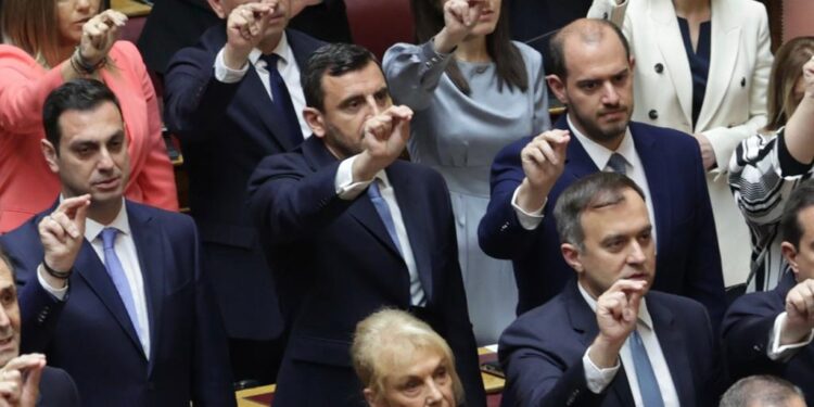 ΑΝΔΡΕΑΣ ΝΙΚΟΛΑΚΟΠΟΥΛΟΣ με αφορμή την ορκωμοσία της Βουλής των Ελλήνων: “Στις 25 Ιουνίου ζητάμε εντολή για ισχυρή αυτοδύναμη κυβέρνηση της Ν.Δ”