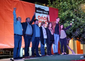 “Όλοι και όλες στη μάχη, σπίτι το σπίτι, με το ψηφοδέλτιο του ΚΚΕ, το καλύτερο απ’όλα και στην Ηλεία!”