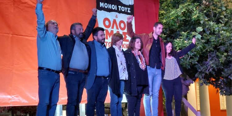 “Όλοι και όλες στη μάχη, σπίτι το σπίτι, με το ψηφοδέλτιο του ΚΚΕ, το καλύτερο απ’όλα και στην Ηλεία!”