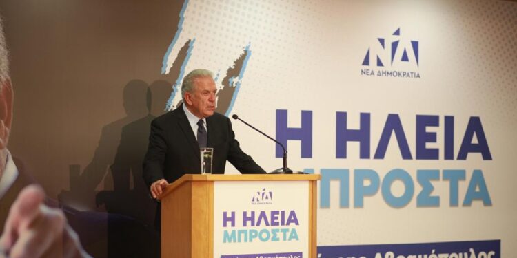 ΔΗΜΗΤΡΗΣ ΑΒΡΑΜΟΠΟΥΛΟΣ: Με αέρα νίκης η κεντρική ομιλία του στην Αμαλιάδα