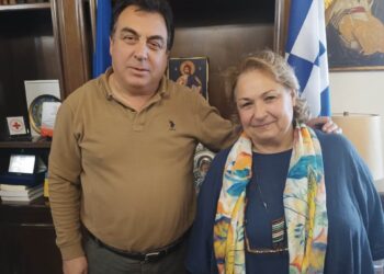 ΔΗΜΟΣ ΠΥΡΓΟΥ: Συνάντηση Δημάρχου Παν. Αντωνακόπουλου με την υποψήφια βουλευτή Ηλείας Βικτωρία Βασιλοπούλου