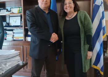 ΔΗΜΟΣ ΠΥΡΓΟΥ: Συνάντηση του Δημάρχου Πύργου με την υποψήφια βουλευτή Ηλείας Ευγενία Σασσάλου