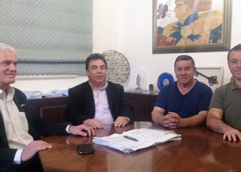 ΔΗΜΟΣ ΠΥΡΓΟΥ: Συνάντηση του Δημάρχου Πύργου Παν. Αντωνακόπουλου με το ιδρυτικό στέλεχος των Οικολόγων Πράσινων Γιάννη Τσρώνη