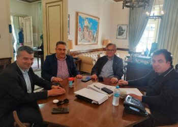 ΔΗΜΟΣ ΠΥΡΓΟΥ: Συνάντηση του Δημάρχου Παν. Αντωνακόπουλου με τον υποψήφιο βουλευτή Ηλείας Χρήστο Φωτόπουλο