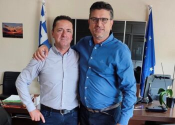 Ο Στέλιος Τσίγγανος στο πλευρό του Γιάννη Λέντζα