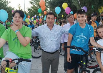 ΔΗΜΟΣ ΠΥΡΓΟΥ: “Πλημμύρισε” ποδήλατα το κέντρο της πόλης (φωτος)