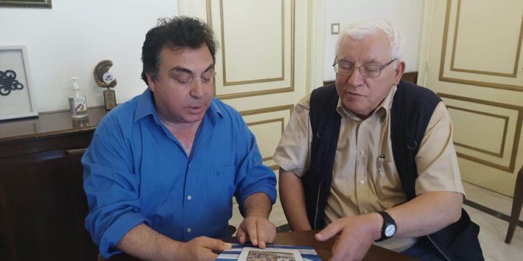 ΔΗΜΟΣ ΠΥΡΓΟΥ: Συνάντηση Δημάρχου με τον Πάνο Τριγάζη