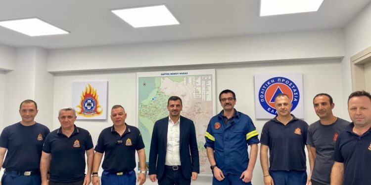 ΑΝΔΡΕΑΣ ΝΙΚΟΛΑΚΟΠΟΥΛΟΣ: “Στόχος μας η αποτελεσματική αντιπυρική προστασία στο Νομό” (φωτος)