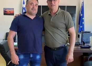 Ο Θανάσης Ανυφαντής στο πλευρό του Γιάννη Λέντζα