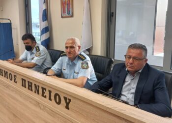 ΔΗΜΑΡΧΟΣ ΠΗΝΕΙΟΥ: “Στόχος η ενίσχυση του αισθήματος ασφαλείας των πολιτών”