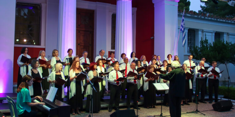 Μαγική Χορωδιακή βραδιά στην Αρχαία Ολυμπία (φωτος)