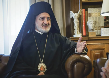 Υποδοχή Αρχιεπισκόπου Αμερικής από τον Δήμο Πηνειού και τον Δήμαρχο κ. Ανδρέα Μαρίνο