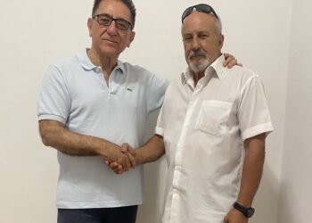 Στο πλευρό του Δημάρχου Ζαχάρως Κώστα Αλεξανδρόπουλου ο πρόεδρος της τοπικής κοινότητας Περιβολίων Κώστας Πολύδωρος