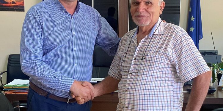 Ο Διονύσης Γώτης στο πλευρό του Γιάννη Λέντζα