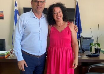 Η Βάσω Σωτηροπούλου στο πλευρό του Γιάννη Λέντζα