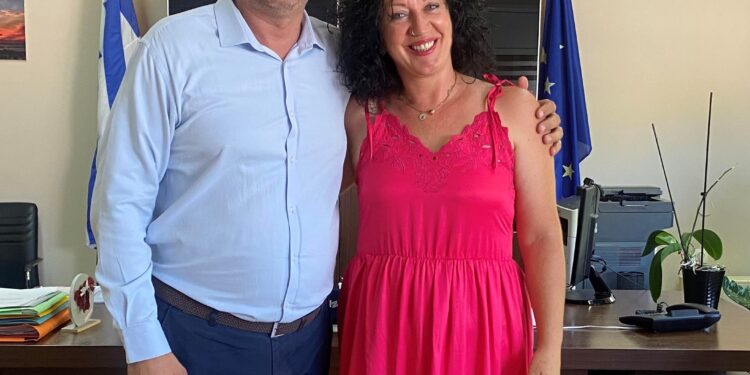 Η Βάσω Σωτηροπούλου στο πλευρό του Γιάννη Λέντζα