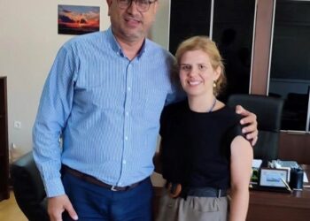 Η Δέσποινα Πανταζή στο πλευρό του Γιάννη Λέντζα