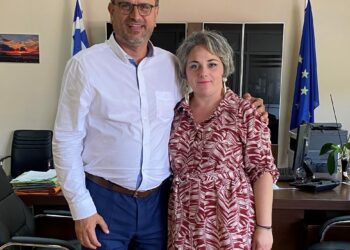 Η Νικολέτα Κοντάρη στο πλευρό του Γιάννη Λέντζα