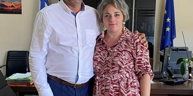 Η Νικολέτα Κοντάρη στο πλευρό του Γιάννη Λέντζα