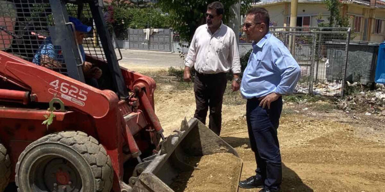 ΔΗΜΟΣ ΖΑΧΑΡΩΣ: Διαμόρφωση του parking έναντι του Δημοτικού Σχολείου