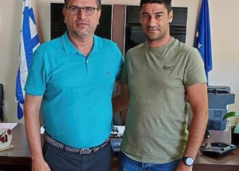 Ο Δημήτρης Τριτάρης στο πλευρό του Γιάννη Λέντζα