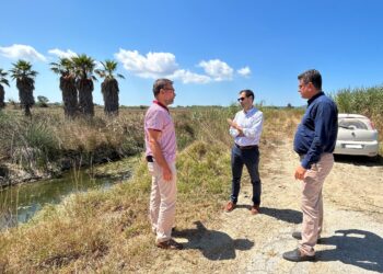 Αυτοψία Αντιπεριφερειάρχη Π.Ε. Ηλείας Β. Γιαννόπουλου για θέματα του Αποστραγγιστικού Δικτύου της Μυρσίνης