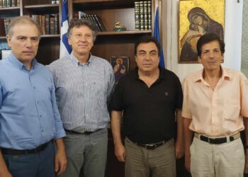 Στον Δήμαρχο Πύργου οι καθηγητές του Θερινού Σχολείου “Ήρων”