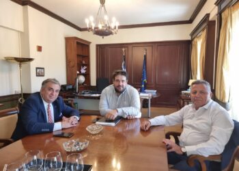 Ο Δήμαρχος Πηνειού στον Αναπληρωτή Υπουργό Εσωτερικών