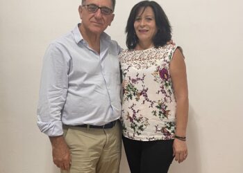 Υποψήφια και η Ειρήνη Τζιράχου με τον Δήμαρχο Ζαχάρως Κώστα Αλεξανδρόπουλο