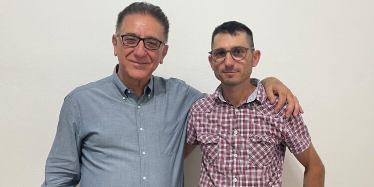 Στο πλευρό του Δημάρχου Ζαχάρως Κώστα Αλεξανδρόπουλου και ο Νικόλαος Παπαγιώργος του Ιωάννου