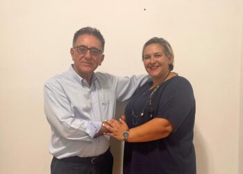 Στο πλευρό του Δημάρχου Ζαχάρως Κώστα Αλεξανδρόπουλου και η Διονυσία Μανιάτη