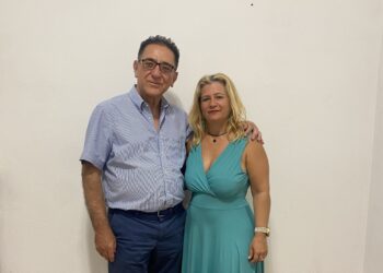 Υποψήφια και η Δώρα Βλάμη με τον Δήμαρχο Ζαχάρως Κώστα Αλεξανδρόπουλο