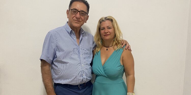 Υποψήφια και η Δώρα Βλάμη με τον Δήμαρχο Ζαχάρως Κώστα Αλεξανδρόπουλο