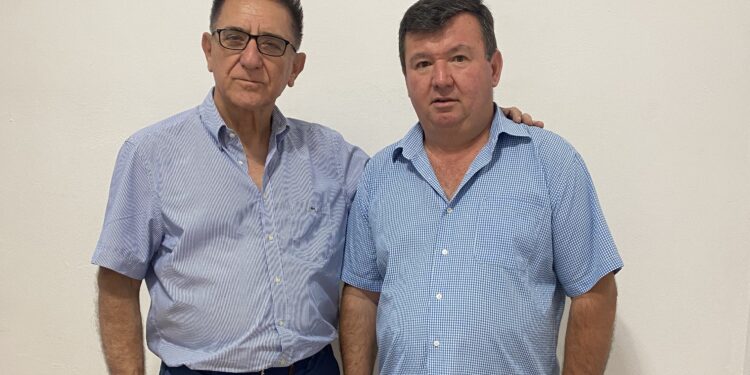 O Κωνσταντίνος Τζίφας στο πλευρό του Δημάρχου Ζαχάρως Κώστα Αλεξανδρόπουλου