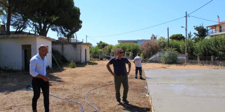 ΔΗΜΟΣ ΖΑΧΑΡΩΣ: Σε εξέλιξη σύγχρονη και ασφαλής παιδική χαρά στο Νεοχώρι
