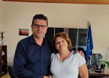 Η Κατερίνα Βόσσου στο πλευρό του Γιάννη Λέντζα