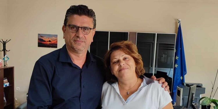 Η Κατερίνα Βόσσου στο πλευρό του Γιάννη Λέντζα