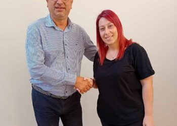 Η Πολυξένη Σοφιανοπούλου στο πλευρό του Γιάννη Λέντζα