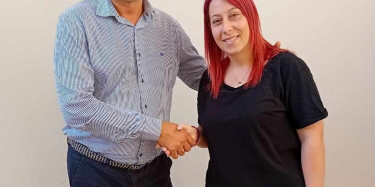 Η Πολυξένη Σοφιανοπούλου στο πλευρό του Γιάννη Λέντζα