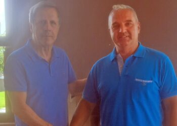 Ο Γιώργος Γιαννόπουλος με τον Γιώργο Γεωργιόπουλο