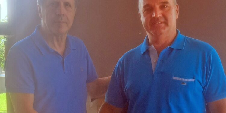 Ο Γιώργος Γιαννόπουλος με τον Γιώργο Γεωργιόπουλο