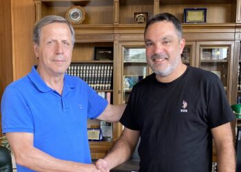 Με τον Γιώργο Γεωργιόπουλο ο Δημήτρης Κούρβας