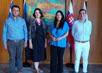 Επίσκεψη Πρέσβειρας Σλοβακίας στο Δημαρχείο Αρχαίας Ολυμπίας