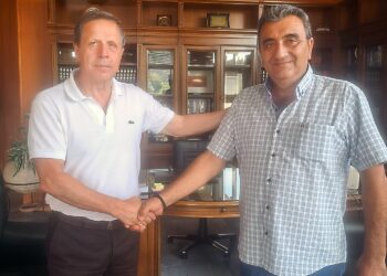 Και ο Πρόεδρος της Κοινότητας Βασιλακίου Ανδρέας Στάμος με τον Γιώργο Γεωργιόπουλο