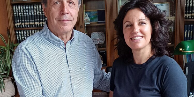 Με τον Γιώργο Γεωργιόπουλο η Βάσω Χαριτοπούλου