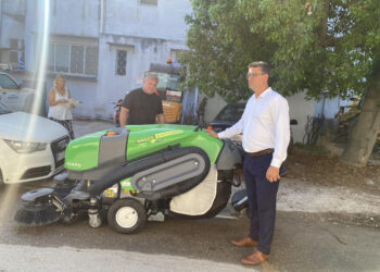 ΔΗΜΟΣ ΑΝΔΡΑΒΙΔΑΣ – ΚΥΛΛΗΝΗΣ: Νέο υπερσύγχρονο σάρωθρο στον στόλο καθαριότητας