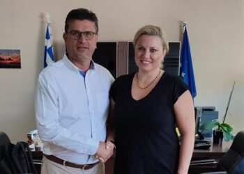 Η Κλεονίκη Καμπούρογλου στο πλευρό του Γιάννη Λέντζα