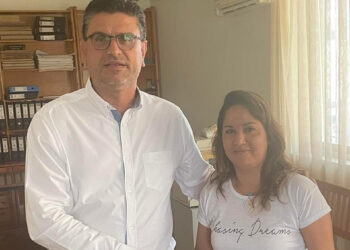 Η Νικολίτσα Αργυροπούλου στο πλευρό του Γιάννη Λέντζα