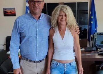 Η Μαγδαληνή (Μάγδα) Ρουφηκτού στο πλευρό του Γιάννη Λέντζα