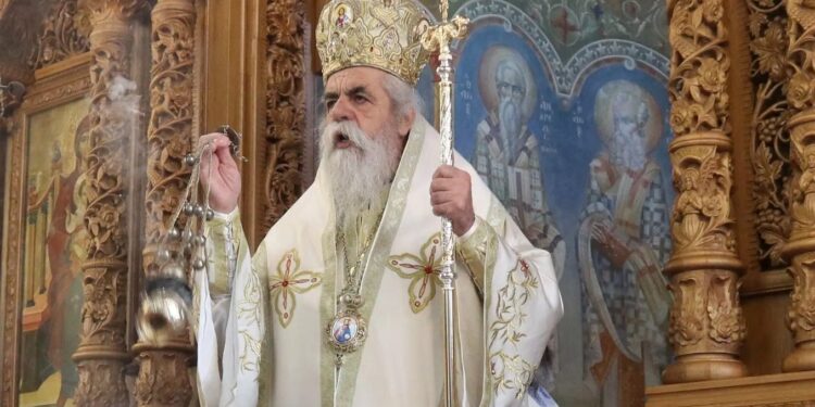 ΜΗΤΡΟΠΟΛΙΤΗΣ ΗΛΕΙΑΣ ΚΑΙ ΩΛΕΝΗΣ: Ανήμερα του Δεκαπενταυγούστου στην Ιερά Μονή Κοιμήσεως της Θεοτόκου στη Σκαφιδιά